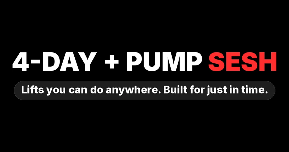 4-Day + Pump app preview